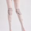 COSPLAY style machine armor printed pantyhose