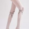 COSPLAY style machine armor printed pantyhose