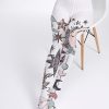 Moon fairy cosplay print thick stockings