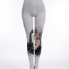 Fashionable face-covering girl print stockings