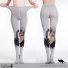 Fashionable face-covering girl print stockings