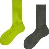 Women's spring and autumn solid color retro mid-tube pile cotton socks