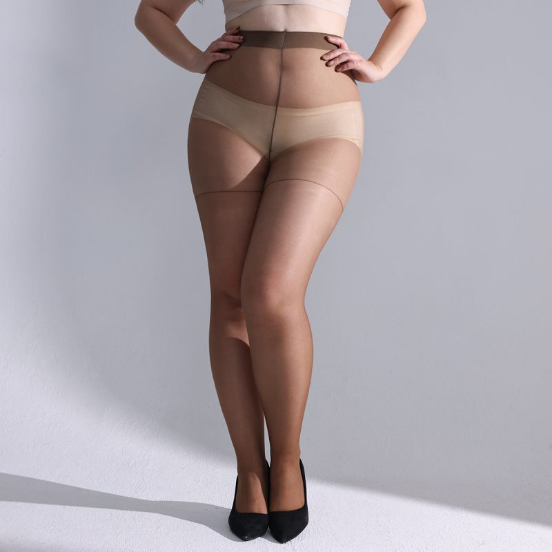 Invisible stockings women summer ultra-thin anti-snagging no-drop coffee sexy bare leg artifact pantyhose - Image 2