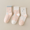 Alien cat women's autumn and winter mid-tube socks warm fluffy socks