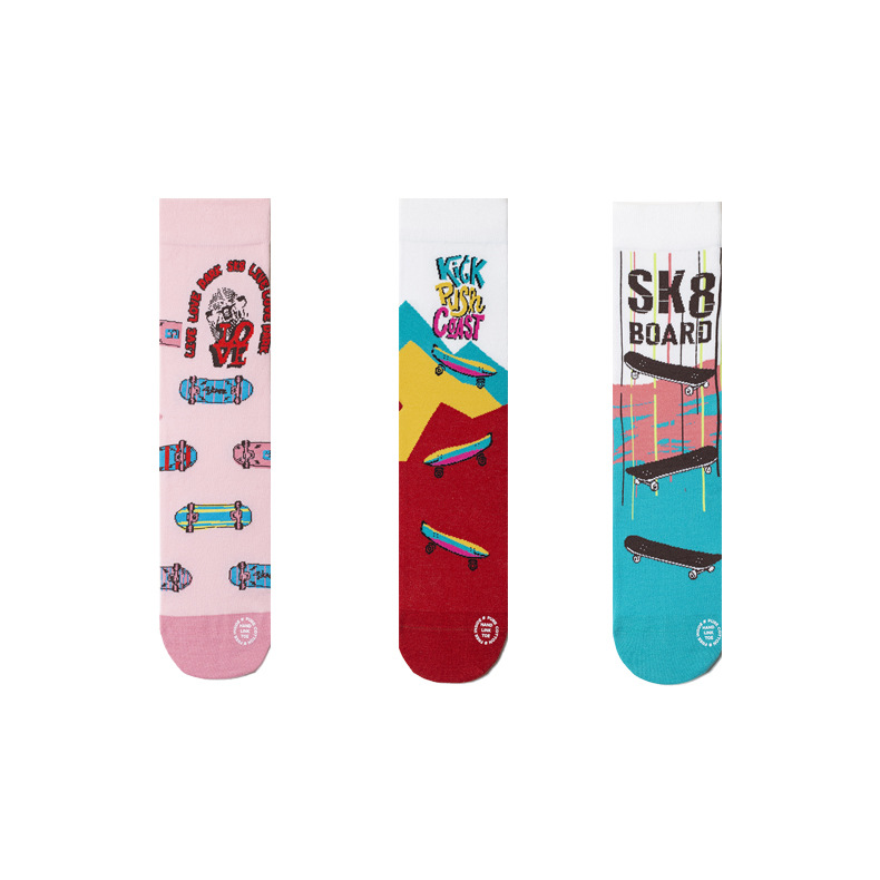 Autumn women's ins trendy all-match high-value mid-tube student socks