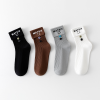 Women's autumn and winter thickened Korean all-match college style mid-tube socks