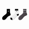 Women's spring and autumn abstract fashion street trend mid-tube socks