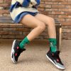 Women's spring and autumn niche designer trend mid-tube socks
