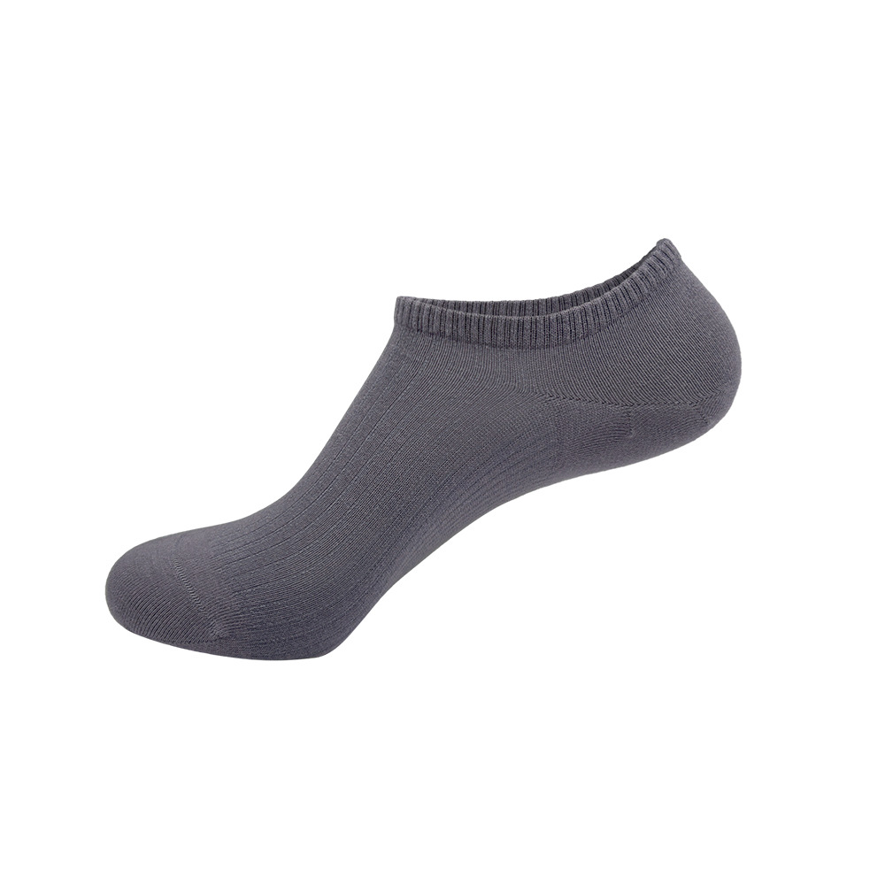 Men's spring and summer new cotton casual all-match vertical stripe breathable men's boat socks(5 pairs) - Image 5