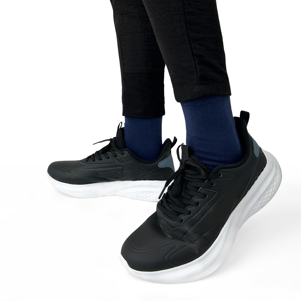 Men's cotton casual antibacterial boneless Harajuku style spring outer wear middle tube socks(5 pairs) - Image 4