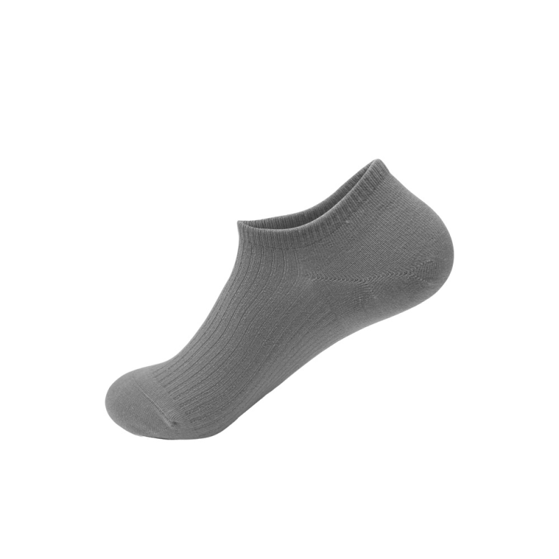 Men's spring and summer new all-match cotton antibacterial thin boat socks（5 pairs） - Image 3