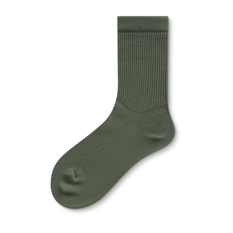 Simple and versatile autumn and winter antibacterial boneless Harajuku style elastic thin strip men's socks middle tube socks（5 pairs） - Image 5