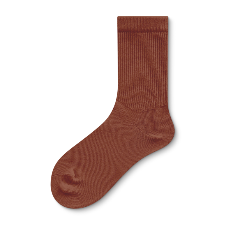 Simple and versatile autumn and winter antibacterial boneless Harajuku style elastic thin strip men's socks middle tube socks（5 pairs） - Image 13