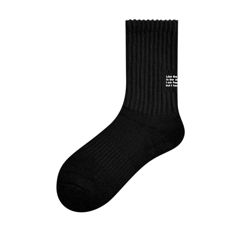 Terry bottom thick line men's pile socks - Image 9