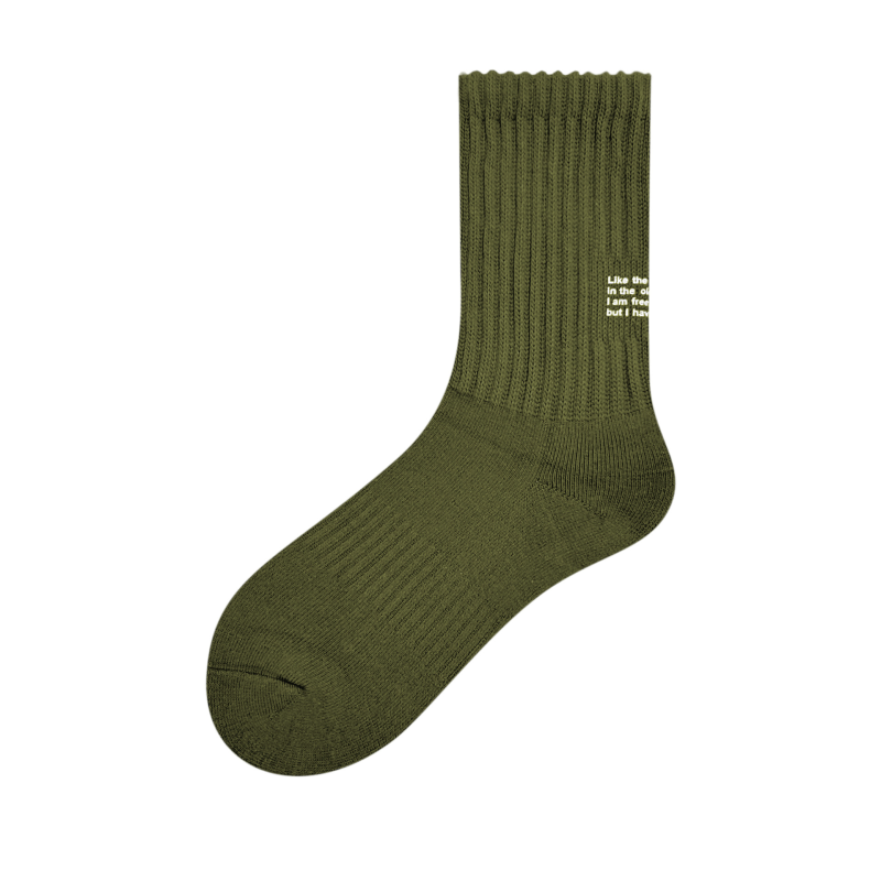 Terry bottom thick line men's pile socks - Image 10