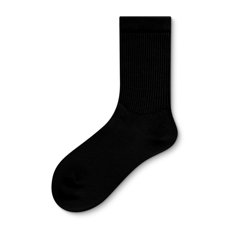 Simple and versatile autumn and winter new antibacterial boneless Harajuku style elastic thin strip middle tube socks（5 pairs） - Image 9