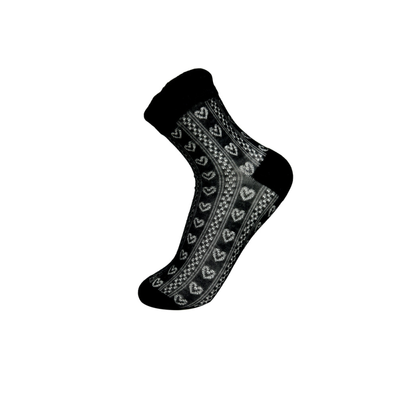 Women's socks miumiu style sweet mid-high socks hollow mesh thin breathable pure white ins trendy socks - Image 6