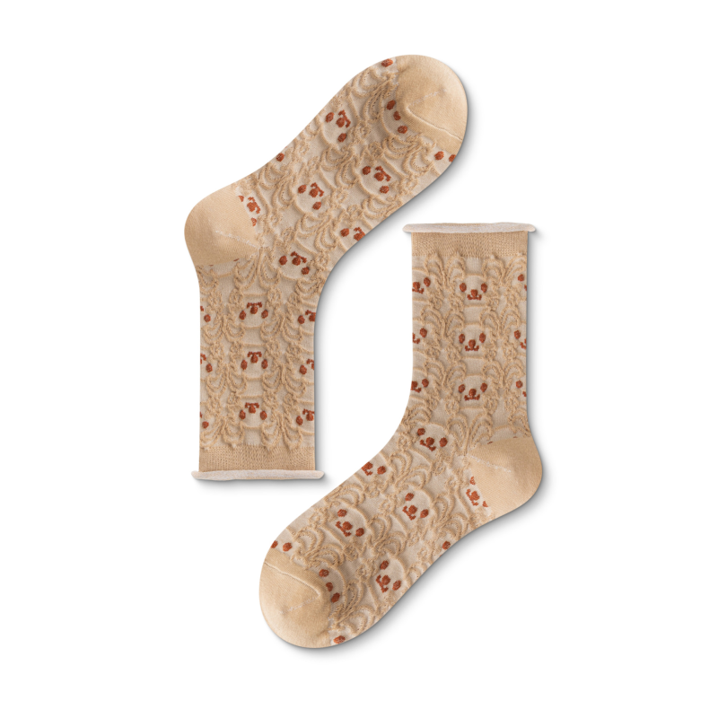 Spring and autumn women Retro forest lace socks ins trendy mid-tube socks - Image 10