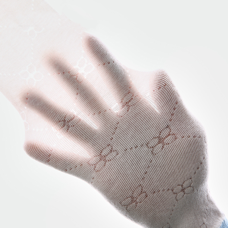 Renaissance original women's socks spring and summer cuffs color matching mid-tube socks diamond mesh breathable solid color calf socks women - Image 4