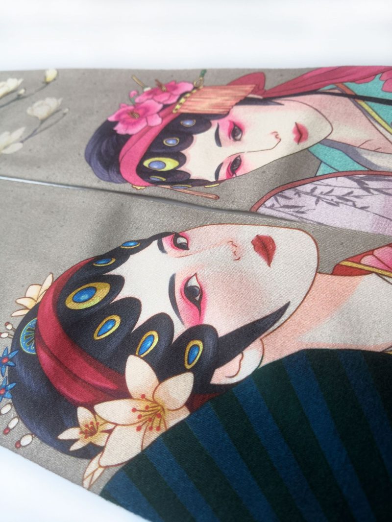 Ancient costume element print pantyhose - Image 6