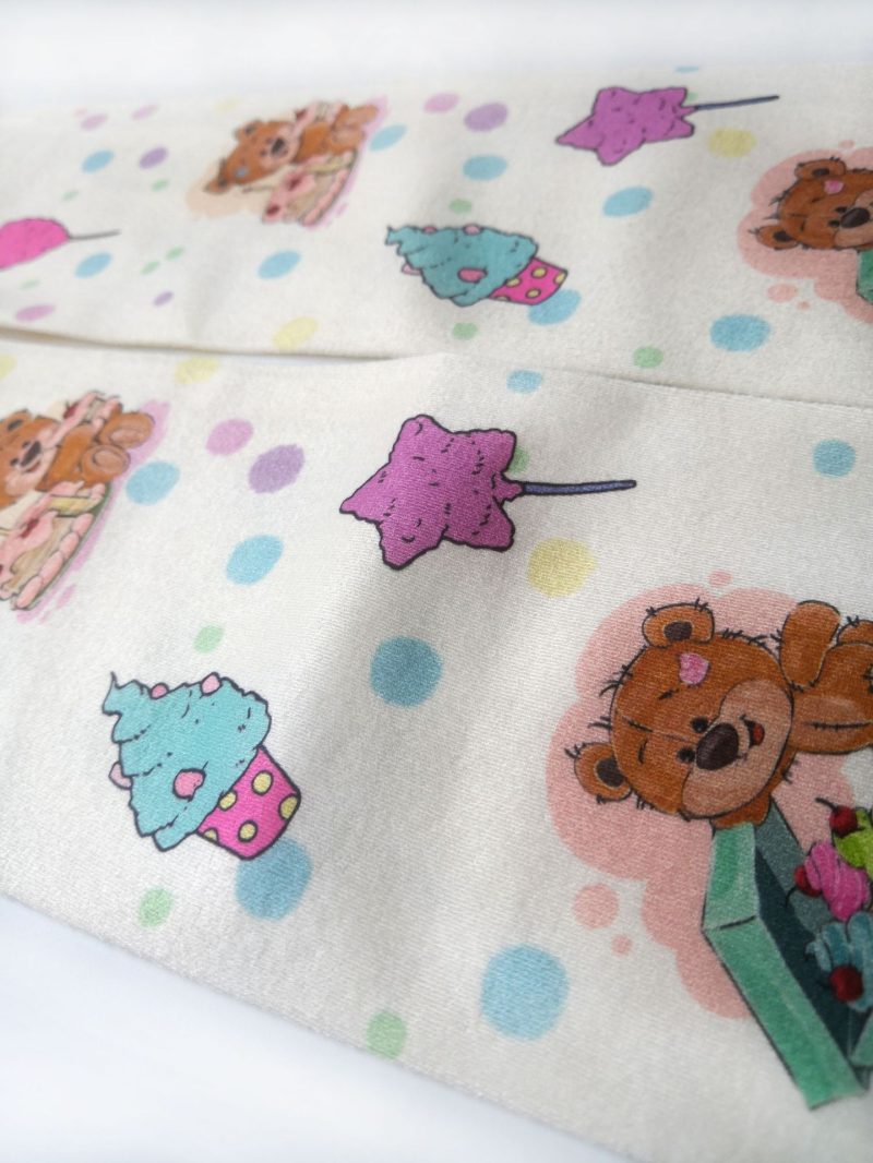 Cute bear ice cream print pantyhose - Image 6