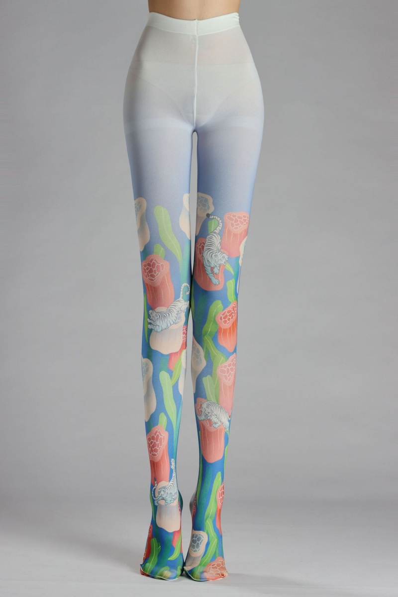 Art element print pantyhose