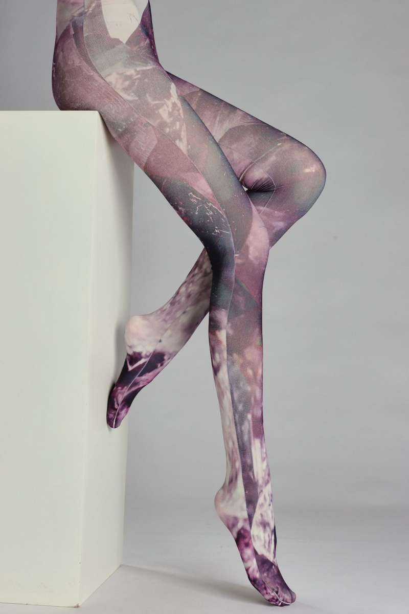 Abstract pattern print tights - Image 4