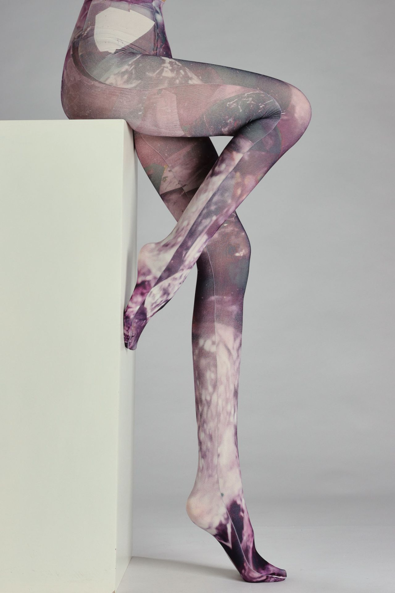 Abstract pattern print tights - Image 5
