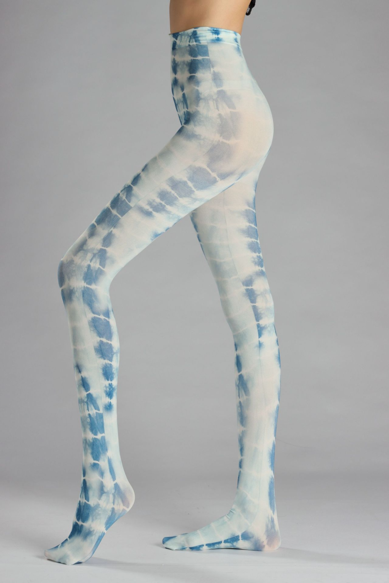 Colorful gradient pattern print tights - Image 8