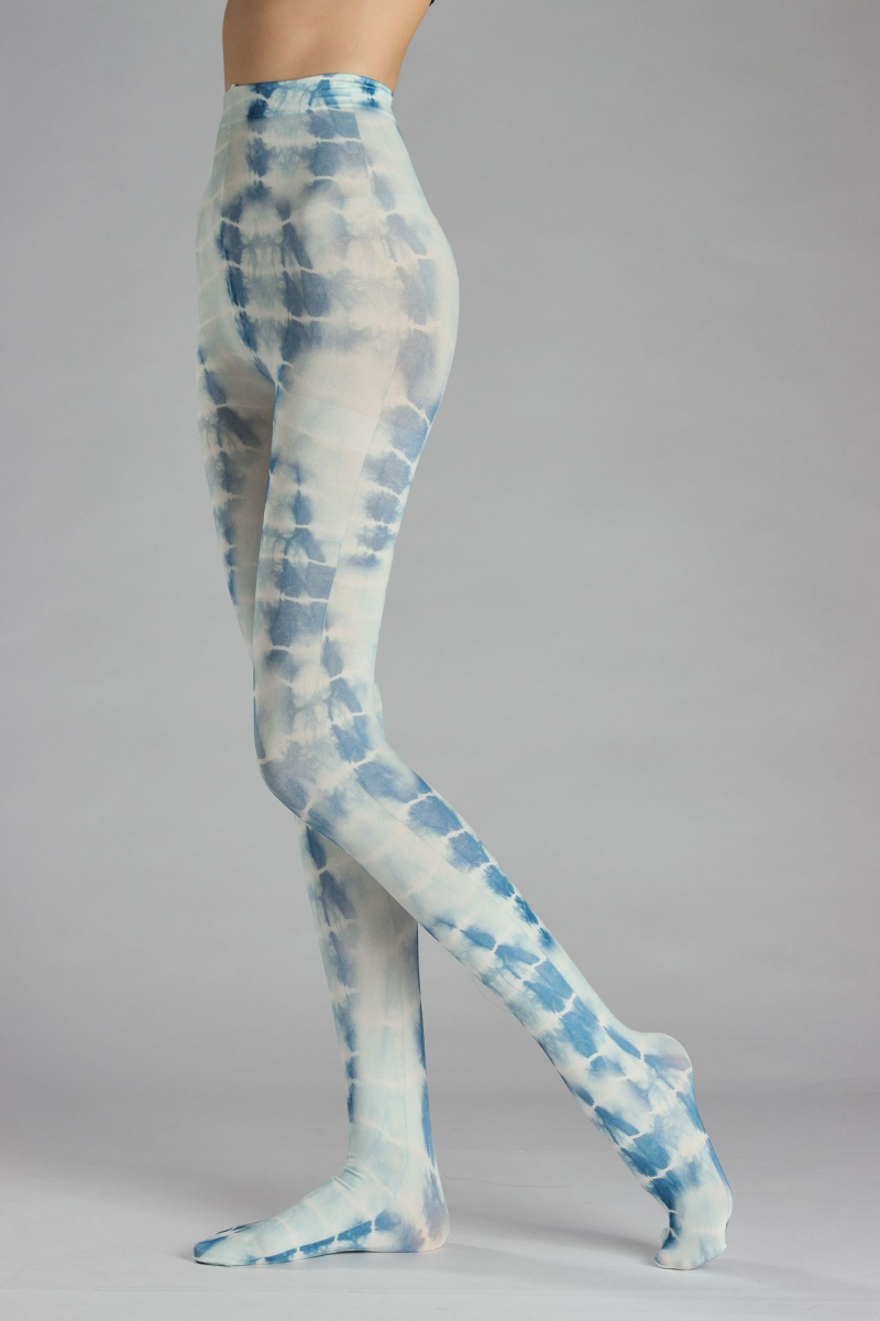 Colorful gradient pattern print tights - Image 9