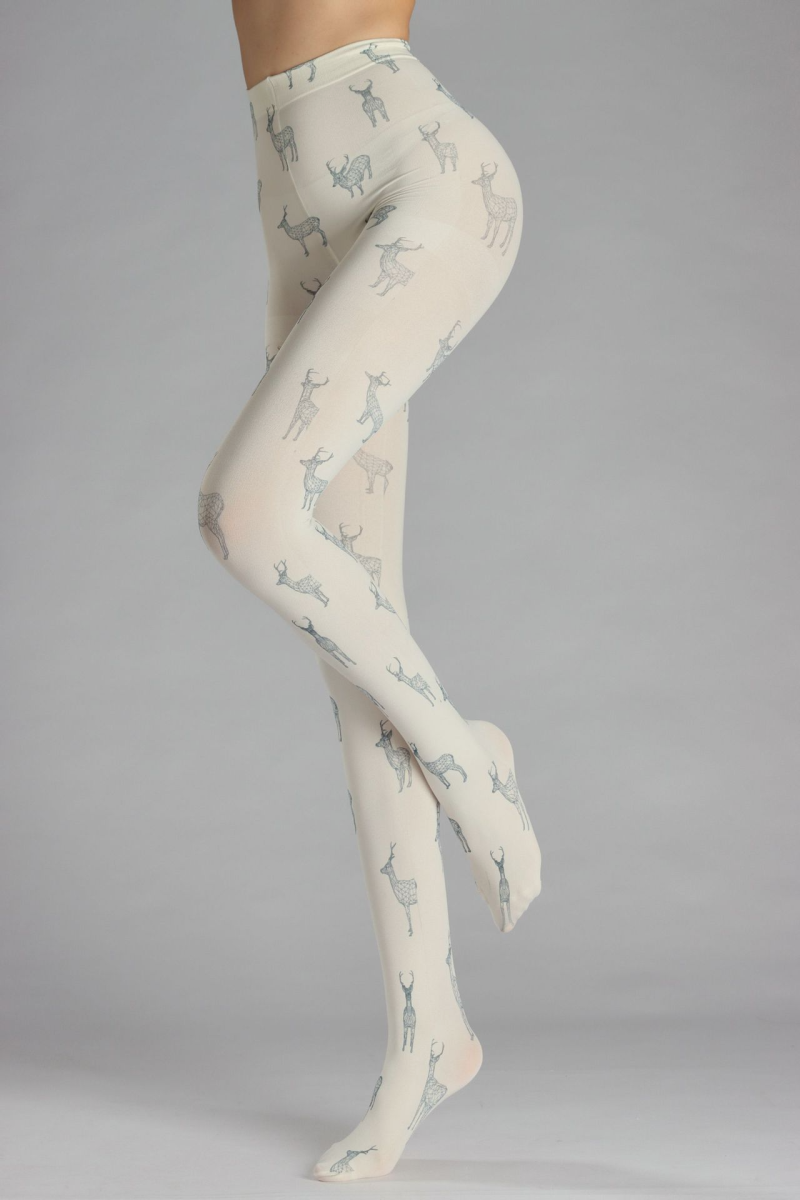Art pattern print tights - Image 9
