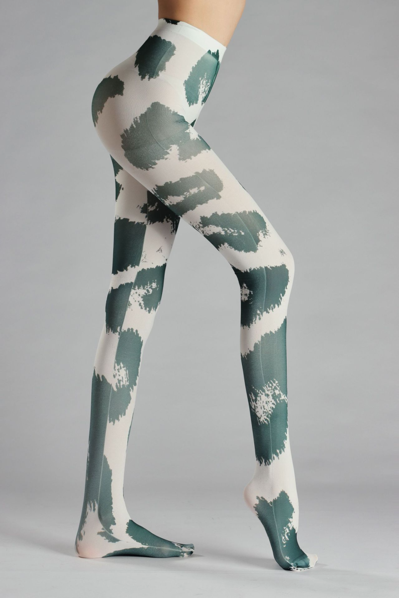 Abstract pattern print tights - Image 4
