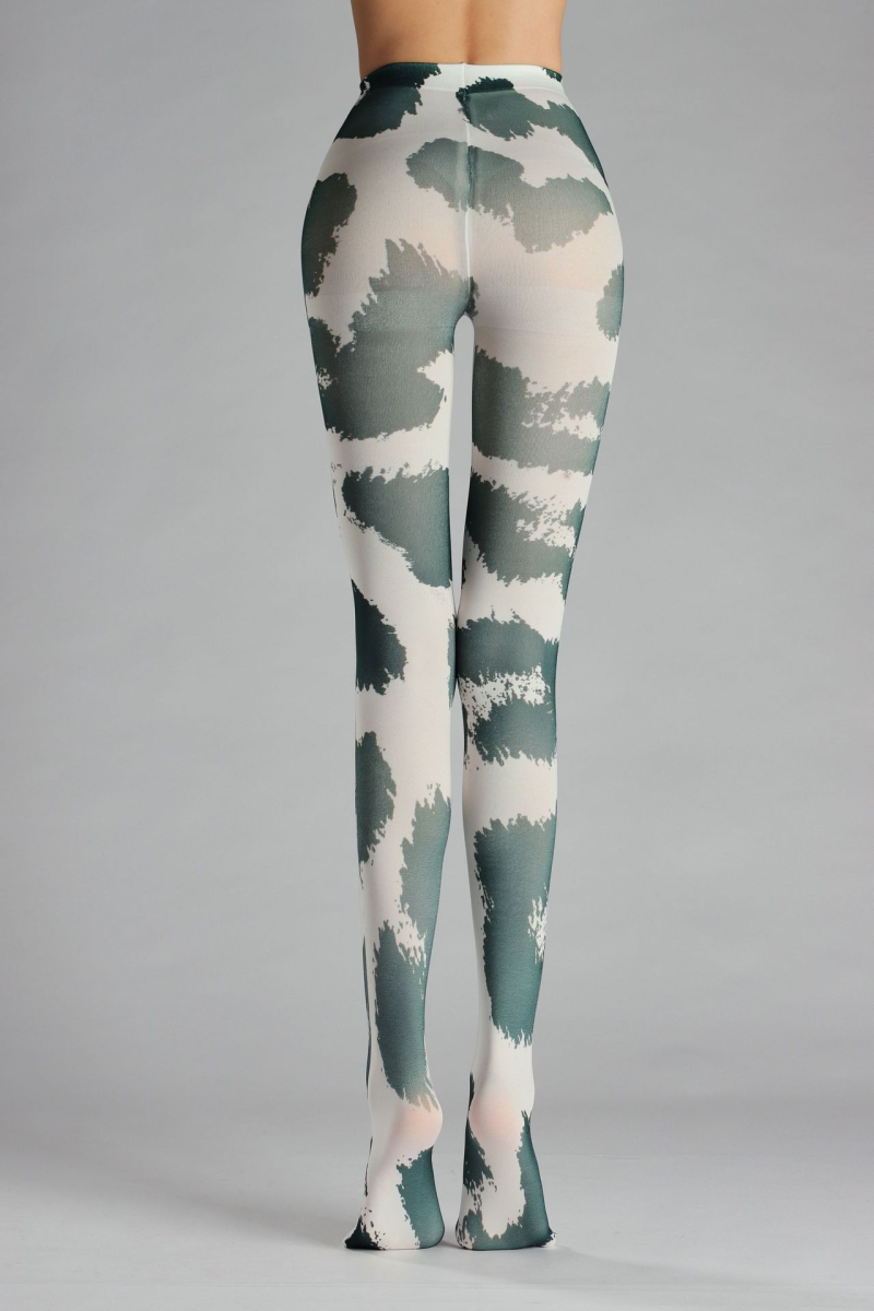 Abstract pattern print tights - Image 5