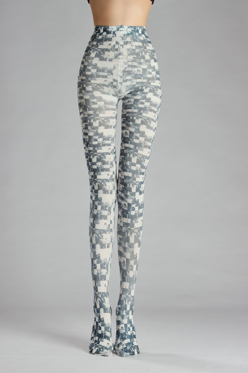 Plaid print tights - Image 2
