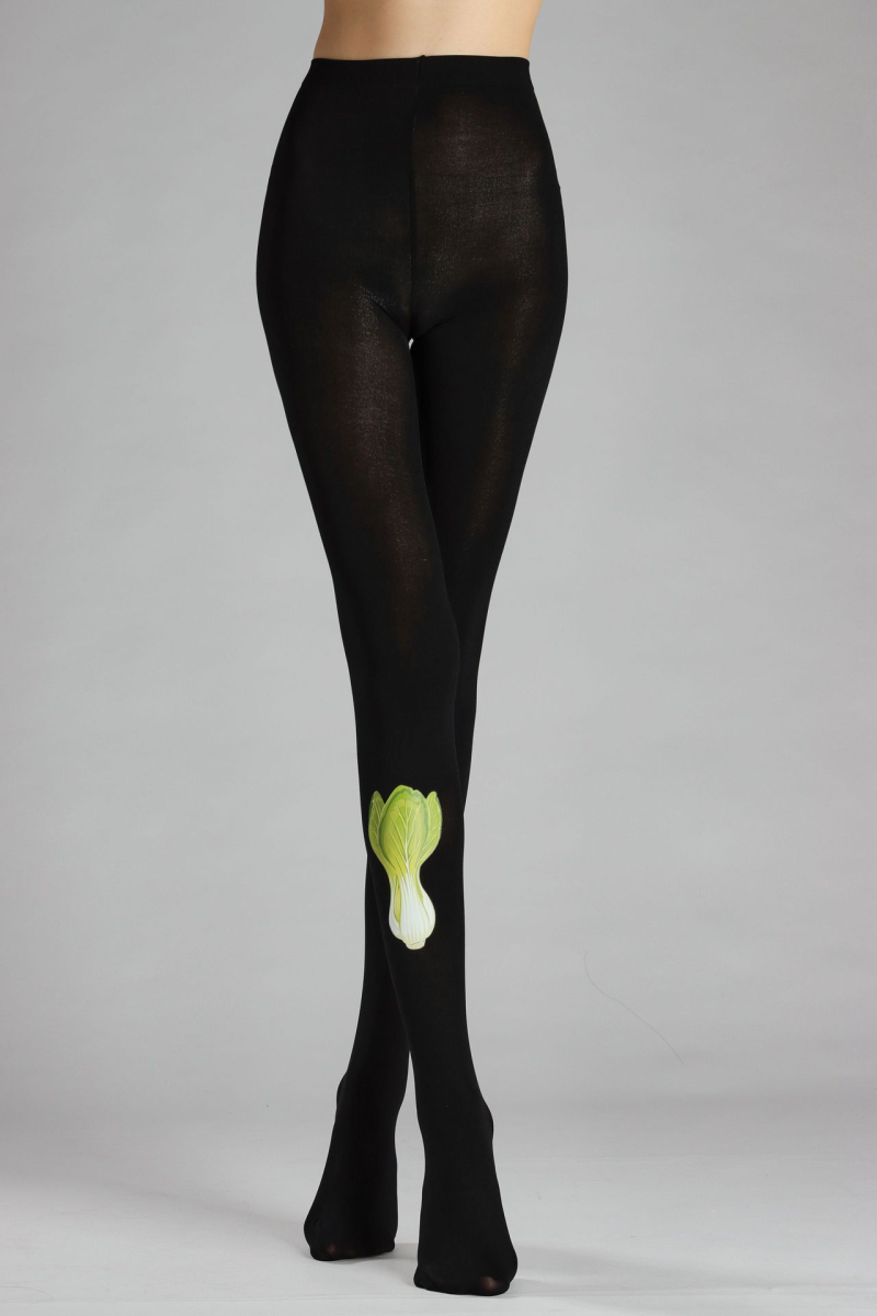Fun vegetable print tights - Image 9