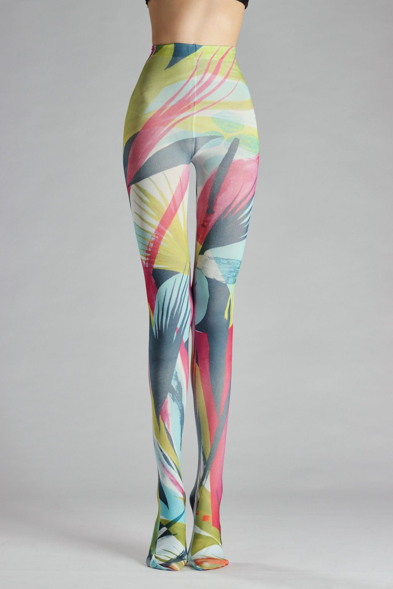 Abstract pattern print tights - Image 7