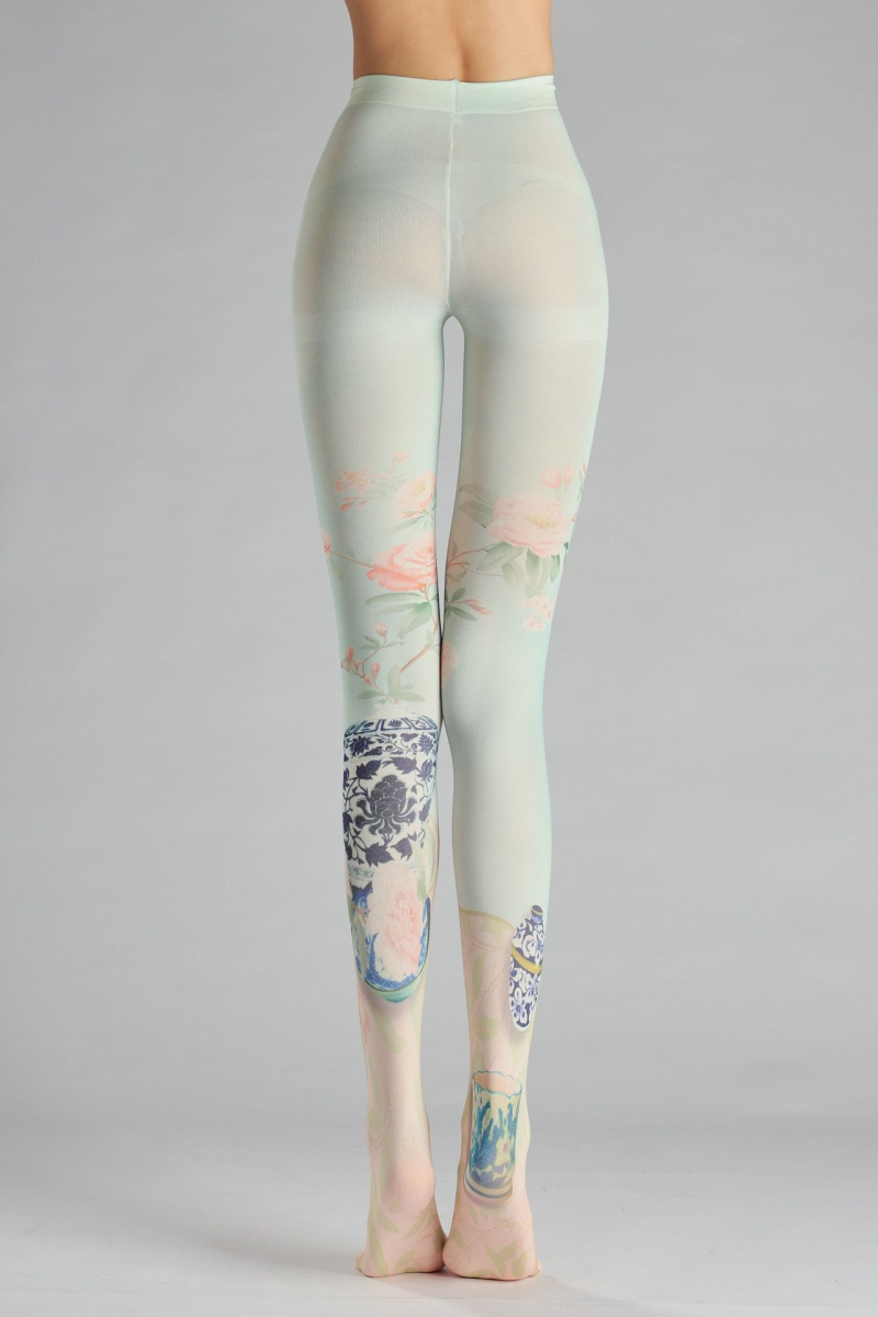 Real life element print tights - Image 3