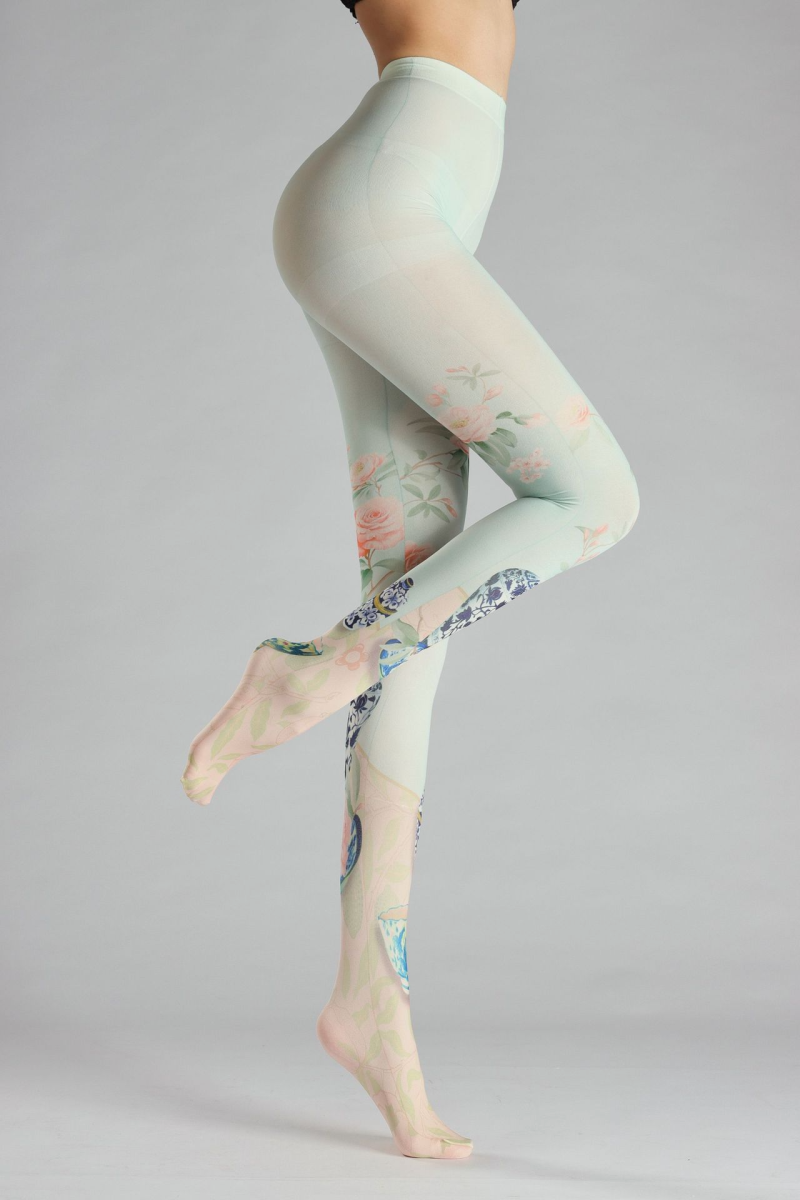 Real life element print tights - Image 5