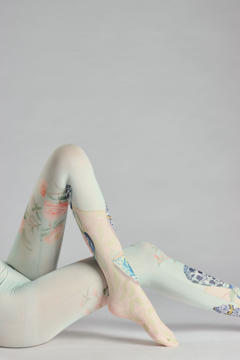Real life element print tights - Image 7