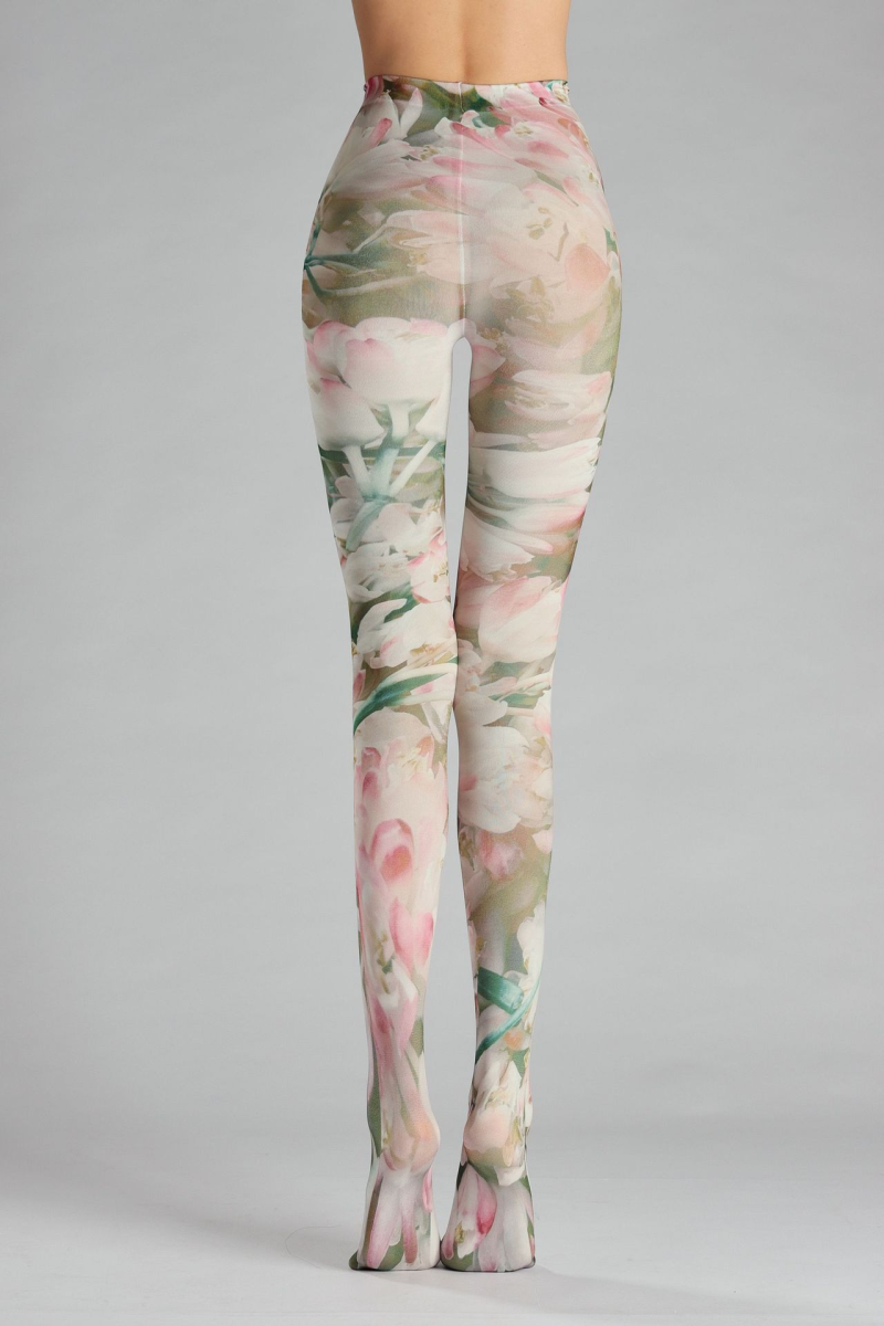 Flower print tights - Image 6