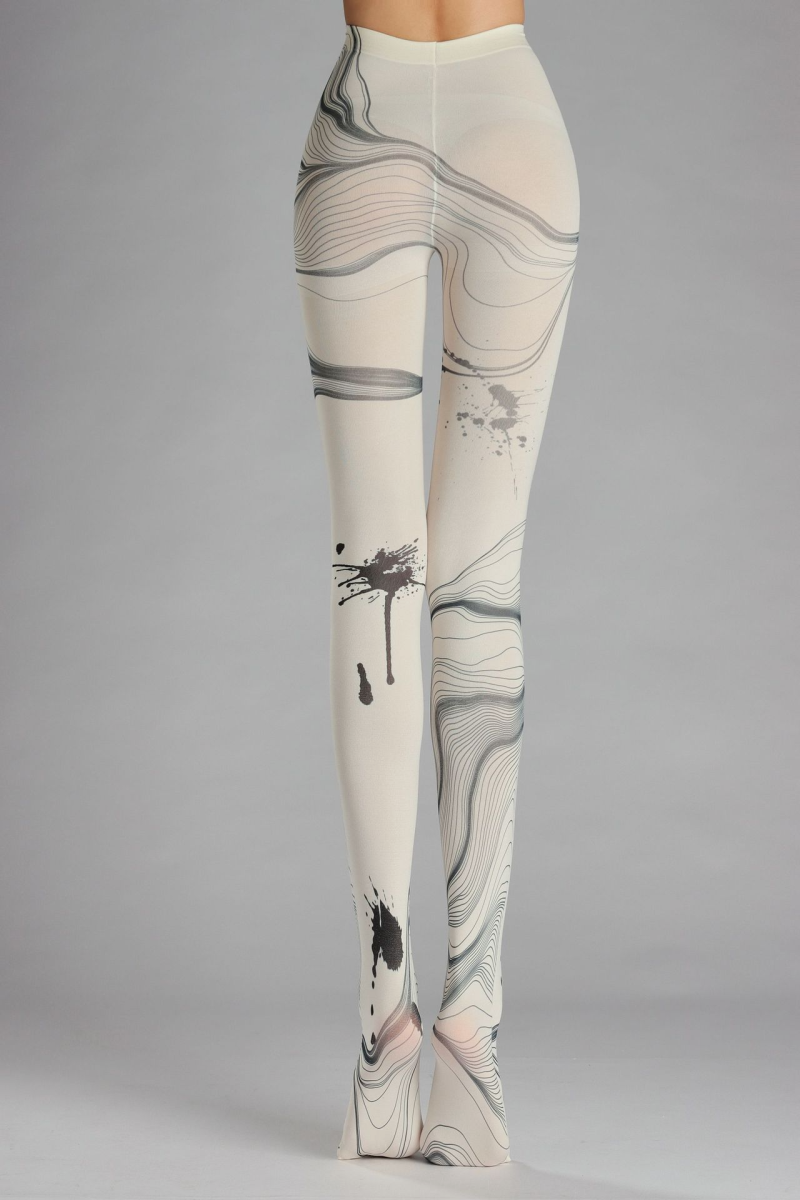 Personalized painting element print tights - Image 5