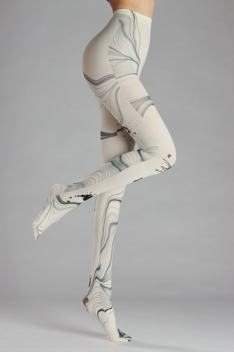 Personalized painting element print tights - Image 6