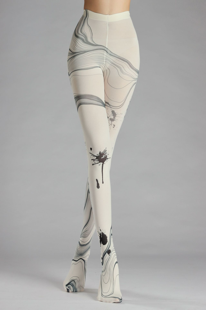 Personalized painting element print tights - Image 8