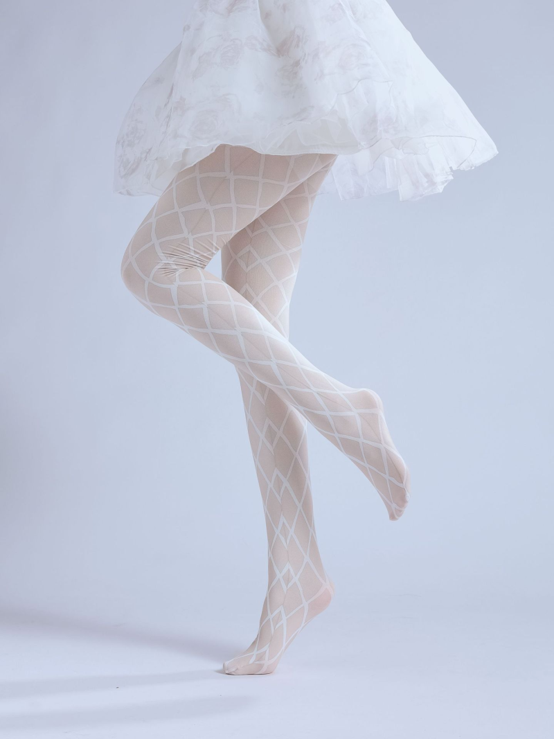 Mesh print pantyhose sexy mesh stockings women autumn retro style loli COS bottoming socks - Image 9