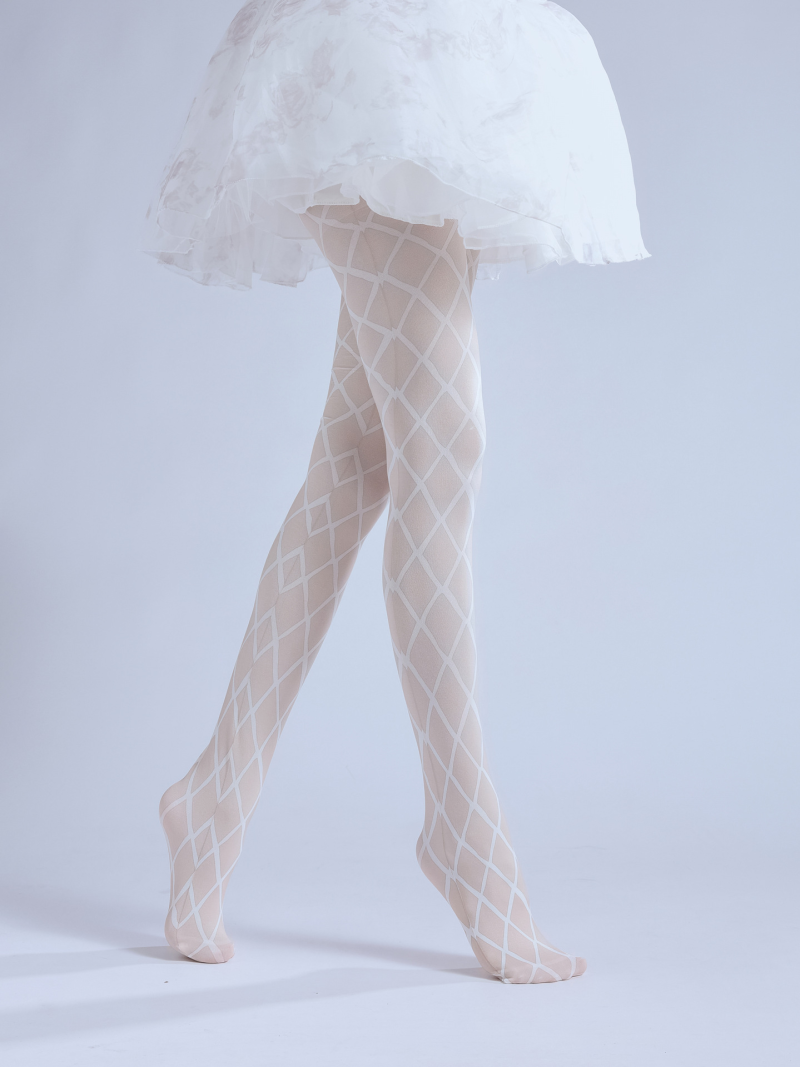 Mesh print pantyhose sexy mesh stockings women autumn retro style loli COS bottoming socks - Image 11