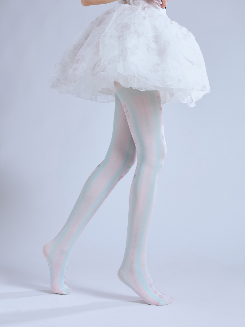 Ice cream pattern Japanese lolita print socks with JK skirt cute pantyhose COS base socks - Image 6