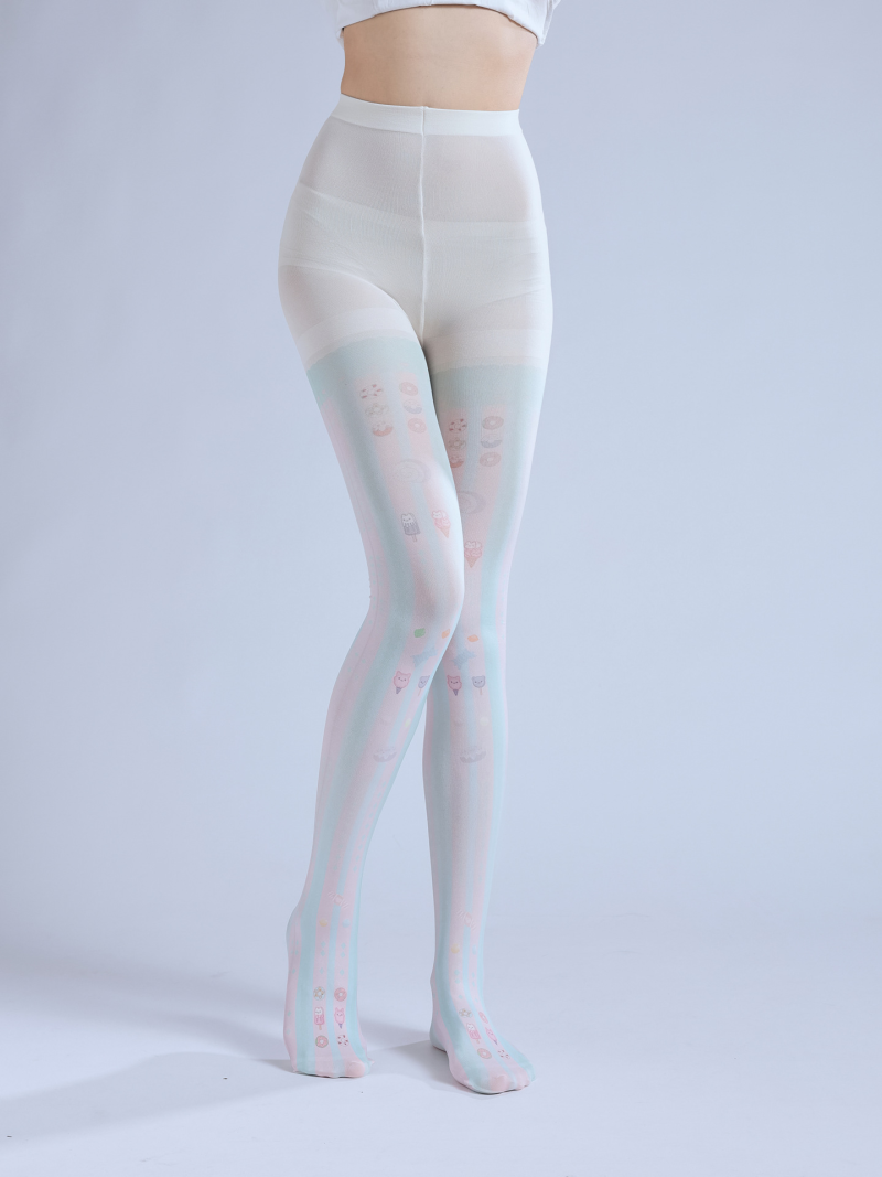 Ice cream pattern Japanese lolita print socks with JK skirt cute pantyhose COS base socks - Image 11