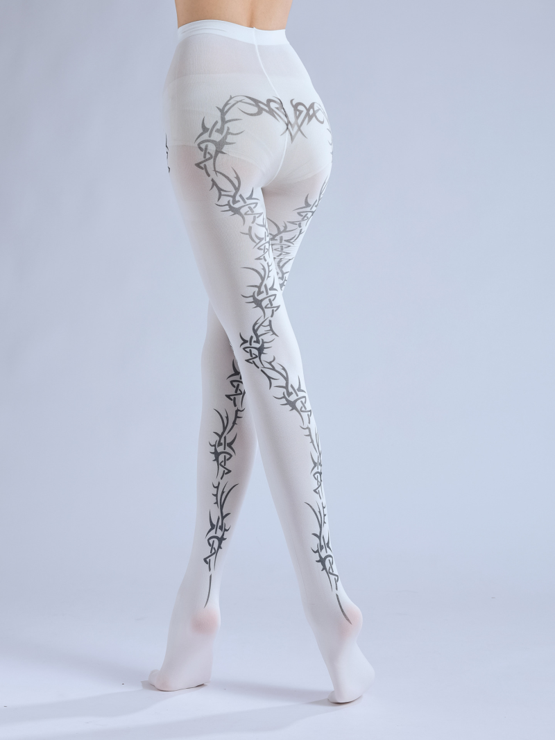 Online game element personality print pantyhose Comic exhibition cos lolita pattern bottoming socks - Image 10