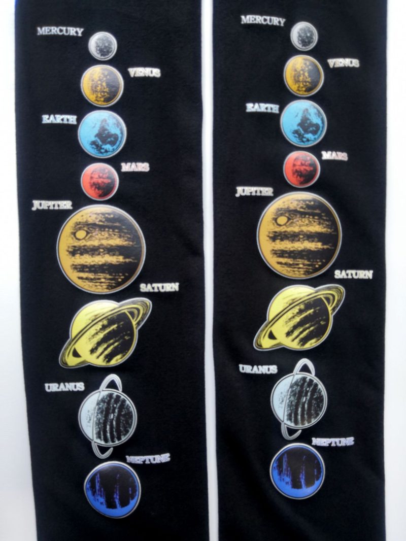 Celestial pattern tights Planet pattern socks - Image 6
