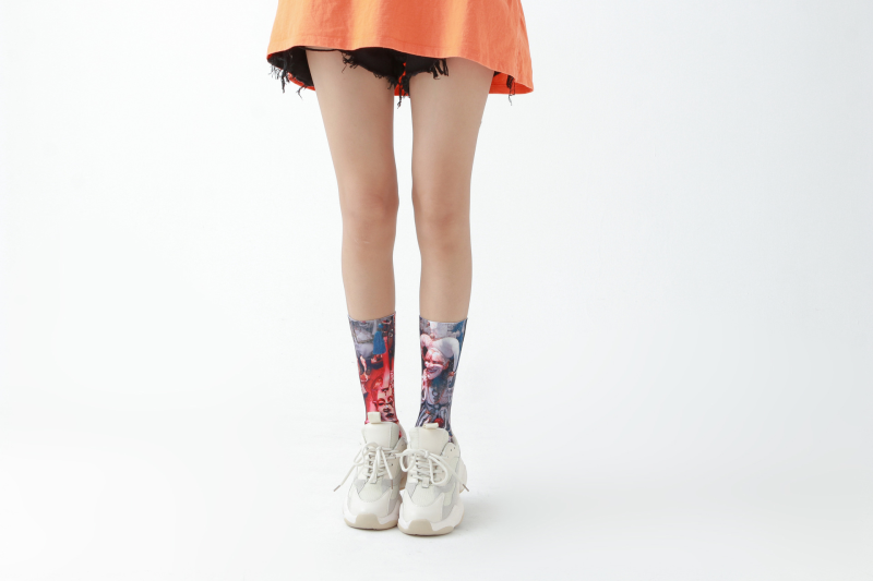 Mask print socks Personalized socks - Image 3